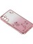 Kadem Samsung Galaxy A34 5g Gradient Glitter Powder Tpu Kapak Rhinestone Dekor Çiçek Desenli Düşmeye Karşı Koruyucu Kılıf-Rose Gold (Yurt Dışından) 3