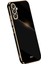 Xınlı Samsung Galaxy F34 5G/M34 5g Elektrokaplama Altın Kenar Telefon Kılıfı Tpu Çizilmez Kapak-Siyah (Yurt Dışından) 1