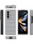 Samsung Galaxy Z Fold4 5g Telefon Kılıfı Sert Pc Darbeye Dayanıklı Kapak-Açık Gri (Yurt Dışından) 5