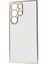 Samsung Galaxy S25 Ultra Kılıf Tpu Slim Fit Darbeye Dayanıklı Telefon Kılıfı 6d Elektrokaplama-Beyaz (Yurt Dışından) 3