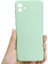 Samsung Galaxy A04 4g (164,4 x 76,3 x 9,1 Mm) Sıvı Silikon Telefon Kılıfı Çizilmez Yumuşak Elyaf Astarlı Kamera Koruma Kılıfı Kayışlı-Yeşil (Yurt Dışından) 4