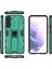 Darbeye Dayanıklı Sert Pc + Yumuşak Tpu Hibrit Koruyucu Kılıf Kickstand ile Samsung Galaxy S22 5g-Yeşil (Yurt Dışından) 5