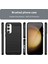 Samsung Galaxy S23 Fe Yumuşak Tpu Fırçalanmış Telefon Kılıfı Karbon Fiber Doku Telefon Arka Kapağı-Siyah (Yurt Dışından) 3