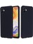 Samsung Galaxy A04 4g (164,4 x 76,3 x 9,1 Mm) Sıvı Silikon Telefon Kılıfı Çizilmez Yumuşak Elyaf Astarlı Kamera Koruma Kılıfı Kayışlı-Siyah (Yurt Dışından) 2