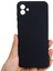 Samsung Galaxy A04 4g (164,4 x 76,3 x 9,1 Mm) Sıvı Silikon Telefon Kılıfı Çizilmez Yumuşak Elyaf Astarlı Kamera Koruma Kılıfı Kayışlı-Siyah (Yurt Dışından) 4