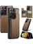 Samsung Galaxy S21 Ultra 5g Telefon Kılıfı Caseme C22 Deri Arka Kapak Rfıd Engelleme Kart Yuvaları Ile-Kahverengi (Yurt Dışından) 1