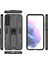 Samsung Galaxy S22 5g-Siyah Için Darbeye Dayanıklı Sert Pc+Yumuşak Tpu Hibrit Koruyucu Kılıf ve Ayaklık (Yurt Dışından) 5