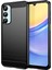 Samsung Galaxy A16 5G/A16 4g Kılıf Karbon Fiber Doku Tpu Fırçalanmış Telefon Kılıfı-Siyah (Yurt Dışından) 1