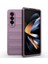 Samsung Galaxy Z Fold4 5g Telefon Kılıfı Sert Pc Darbeye Dayanıklı Kapak-Açık Mor (Yurt Dışından) 3