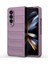 Samsung Galaxy Z Fold4 5g Telefon Kılıfı Sert Pc Darbeye Dayanıklı Kapak-Açık Mor (Yurt Dışından) 4