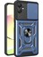 Samsung Galaxy A05 4g Cep Telefonu Kılıfı Kickstand Kapağı Kayar Lens Pencereli-Mavi (Yurt Dışından) 1