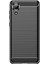 Samsung Galaxy A03 Core Için 1.8mm Tpu Kılıf, Fırçalanmış Yüzey Karbon Fiber Doku Parmak Izi Önleyici Arka Kapak-Siyah (Yurt Dışından) 3