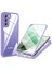 Pet Ekran Koruyucu + Akrilik + Tpu Kılıf Darbeye Dayanıklı Çok Yönlü Koruma Telefon Kılıfı Samsung Galaxy S22 + 5g - Mor (Yurt Dışından) 1
