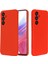 Samsung Galaxy A54 5g Çizilmez Sıvı Silikon Telefon Kılıfı Koruyucu Kılıf Askılı-Kırmızı (Yurt Dışından) 2