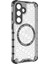 Samsung Galaxy S25 Kılıfı Magsafe Honeycomb Tasarım Tpu+Pc Telefon Kılıfı ile Uyumlu-Şeffaf (Yurt Dışından) 3