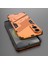 Samsung Galaxy S25 Edge Kılıf Pc+Tpu Darbeye Dayanıklı Telefon Kılıfı Kickstand Ile-Turuncu (Yurt Dışından) 5
