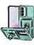 Samsung Galaxy A36 5G/A56 5g Kılıf Pc+Tpu Telefon Kılıfı Lens Korumalı Destekli-Siyahımsı Yeşil (Yurt Dışından) 1