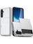 Samsung Galaxy A36 5g Kılıf Kart Tutucu Tpu+Pc Telefon Arka Kapağı-Beyaz (Yurt Dışından) 1
