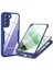 Pet Ekran Koruyucu + Akrilik + Tpu Kılıf Darbeye Dayanıklı Çok Yönlü Koruma Telefon Kılıfı Samsung Galaxy S22 + 5g - Lacivert (Yurt Dışından) 1