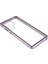 Samsung Galaxy S23 Ultra Metal Çerçeve Çift Taraflı Temperli Cam Telefon Kılıfı-Mor (Yurt Dışından) 4