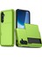 Samsung Galaxy A36 5g Kılıf Kart Tutucu Tpu+Pc Telefon Arka Kapağı-Yeşil (Yurt Dışından) 1