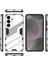 Samsung Galaxy S25 Kılıf Pc+Tpu Darbeye Dayanıklı Telefon Kılıfı Kickstand Ile-Beyaz (Yurt Dışından) 5