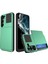 Samsung Galaxy S23 Için Cep Telefonu Kılıfı, Kayar Kart Tutucu Pc + Tpu Düşmeye Lı Kapak - Nane Yeşili (Yurt Dışından) 1