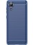 Samsung Galaxy A03 Core Için 1.8mm Tpu Kılıf, Fırçalanmış Yüzey Karbon Fiber Doku Parmak Izi Önleyici Arka Kapak-Mavi (Yurt Dışından) 2