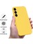 Samsung Galaxy S23 Fe Için Darbeye Dayanıklı Kılıf, Yumuşak Astarlı Telefon Kılıfı Sıvı Silikon Kabuk Kayışlı-Sarı (Yurt Dışından) 2