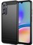 Samsung Galaxy A05S 4g Kılıfı Fırçalanmış Tpu Telefon Kılıfı Karbon Fiber Dokulu-Siyah (Yurt Dışından) 1