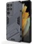 Pc+Tpu Hibrit Telefon Kılıfı Koruyucu Arka Kapak Kickstand ile Samsung Galaxy S21 Ultra 5g-Gri (Yurt Dışından) 1