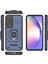 Samsung Galaxy A35 5g Kılıf Pc+Tpu Düşmeye Karşı Telefon Kılıfı Kayar Lens Kapaklı-Mavi (Yurt Dışından) 4