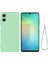 Samsung Galaxy A06 5g Sıvı Silikon Kılıf Telefon Arka Kapağı El Kayışı Ile-Yeşil (Yurt Dışından) 1