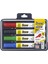 BR-9501 Standart Boy Yazı Tahtası Kalemi Seti – 4 Renkli (Siyah, Kırmızı, Mavi, Yeşil) Ofis ve Okul İçin 2