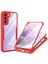 Pet Ekran Koruyucu + Akrilik + Tpu Tam Kaplama Hibrit Telefon Kılıfı Samsung Galaxy S22 5g-Kırmızı (Yurt Dışından) 1