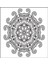 Mandala Boyama Kitabı – Görkemli Siyah Beyaz Desenler, 24x22,5 cm Karton Kapaklı, Tek Adet 5