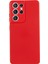 Samsung Galaxy S21 Ultra 5g Tpu Telefon Kılıfı Fiber Astarlı Ka Cep Telefonu Kılıfı-Kırmızı (Yurt Dışından) 1