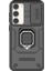 Samsung Galaxy S23+SLIDE Lens Koruma Pc+Tpu Telefon Kılıfı Koruyucu Kılıf Kickstand Ile-Siyah (Yurt Dışından) 2