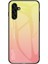 Samsung Galaxy A54 5g Degrade Renk Darbeye Dayanıklı Telefon Kılıfı Temperli Cam Sert Pc Yumuşak Tpu Düşmeye Karşı Hibrit Kapak-Degrade Sarı (Yurt Dışından) 1