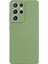 Samsung Galaxy S21 Ultra 5g Tpu Telefon Kılıfı Fiber Astarlı Ka Cep Telefonu Kılıfı-Fasulye Yeşili (Yurt Dışından) 1