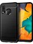 1.8mm Isı Dağıtıcı Tpu Kılıf Ultra Ince Çizilmeye Dayanıklı Karbon Fiber Doku Fırçalanmış Yüzey Telefon Kılıfı Samsung Galaxy A40-SIYAH (Yurt Dışından) 1