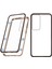 Samsung Galaxy S25+KILIF Manyetik Tam Koruma Şeffaf Telefon Kılıfı-Altın (Yurt Dışından) 1