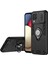 Samsung Galaxy A22 4g (Ab Sürümü) Kılıf Pc + Tpu Kickstand Kılıfı Kayar Lens Kapağı ile - Siyah (Yurt Dışından) 1