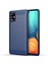 1.8mm Isı Dağıtıcı Tpu Kılıf Tam Fırçalanmış Yüzey Kaplaması Karbon Fiber Doku Telefon Kılıfı Samsung Galaxy A71 4g SM-A715-MAVI (Yurt Dışından) 1