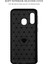 1.8mm Isı Dağıtıcı Tpu Kılıf Ultra Ince Çizilmeye Dayanıklı Karbon Fiber Doku Fırçalanmış Yüzey Telefon Kılıfı Samsung Galaxy A40-SIYAH (Yurt Dışından) 4