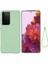 Samsung Galaxy S21 Ultra 5g Darbeye Dayanıklı Yumuşak Sıvı Silikon Kapak Cep Telefonu Kabuk Koruma Kılıfı-Yeşil (Yurt Dışından) 2