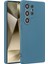 Samsung Galaxy S25 Ultra Kılıf Tpu Arka Yumuşak Çizilmez Fiber Astar Telefon Kılıfı-Safir (Yurt Dışından) 1