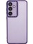 Dksm Serisi Samsung Galaxy S24 Fe Kılıf Elektrokaplama Kamera Çerçeve Tpu Telefon Kılıfı-Şeffaf Mor (Yurt Dışından) 1