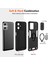 Samsung Galaxy A06 4g Kılıf Sürgülü Camshield Kickstand Pc+Tpu Telefon Kılıfı-Siyah (Yurt Dışından) 3