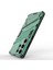 Samsung Galaxy S25 Ultra Kılıf Pc+Tpu Darbeye Dayanıklı Telefon Kılıfı Kickstand Ile-Yeşil (Yurt Dışından) 4